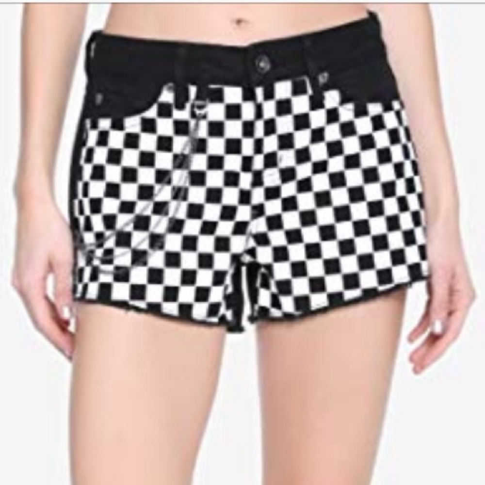Blackheart black and white shorts with TAGS